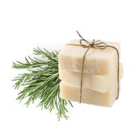 Rosemary FACE & BODY CLEANSER BAR  (VEGAN) + Mesh Scrub